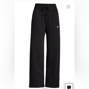 Nike Phoenix high waisted wide leg sweatpants Medium